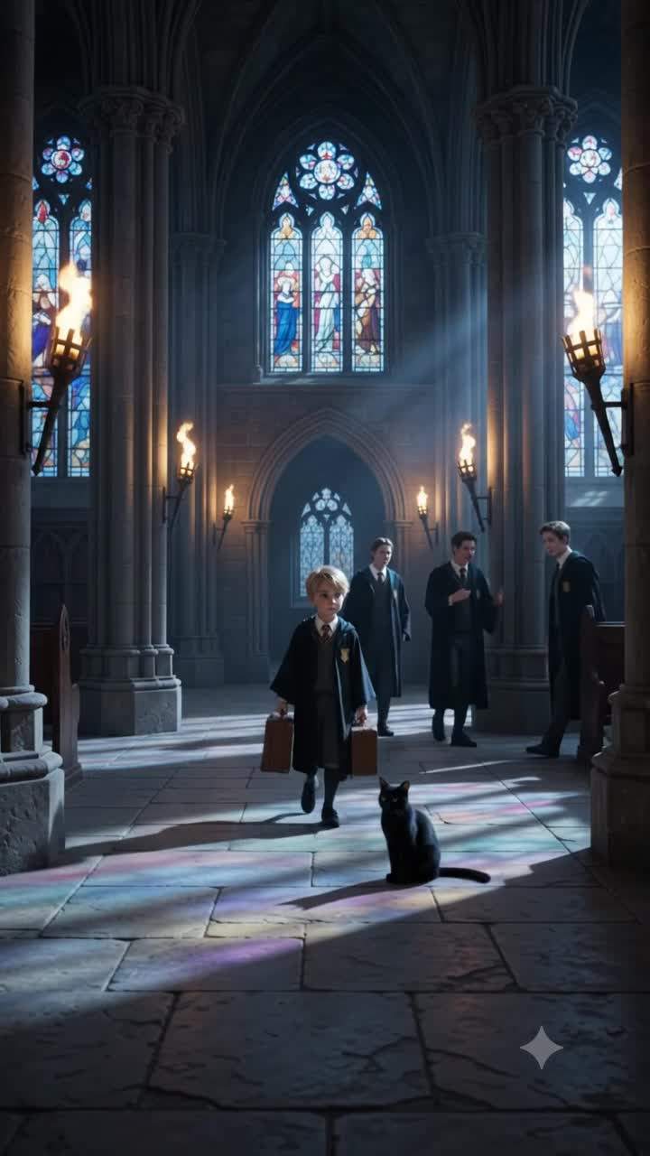 Midnight Magic Academy Shocker: Freshman Receives Forbidden Ancient Key from Mysterious Guardian, Exposing Dark Conspiracy!