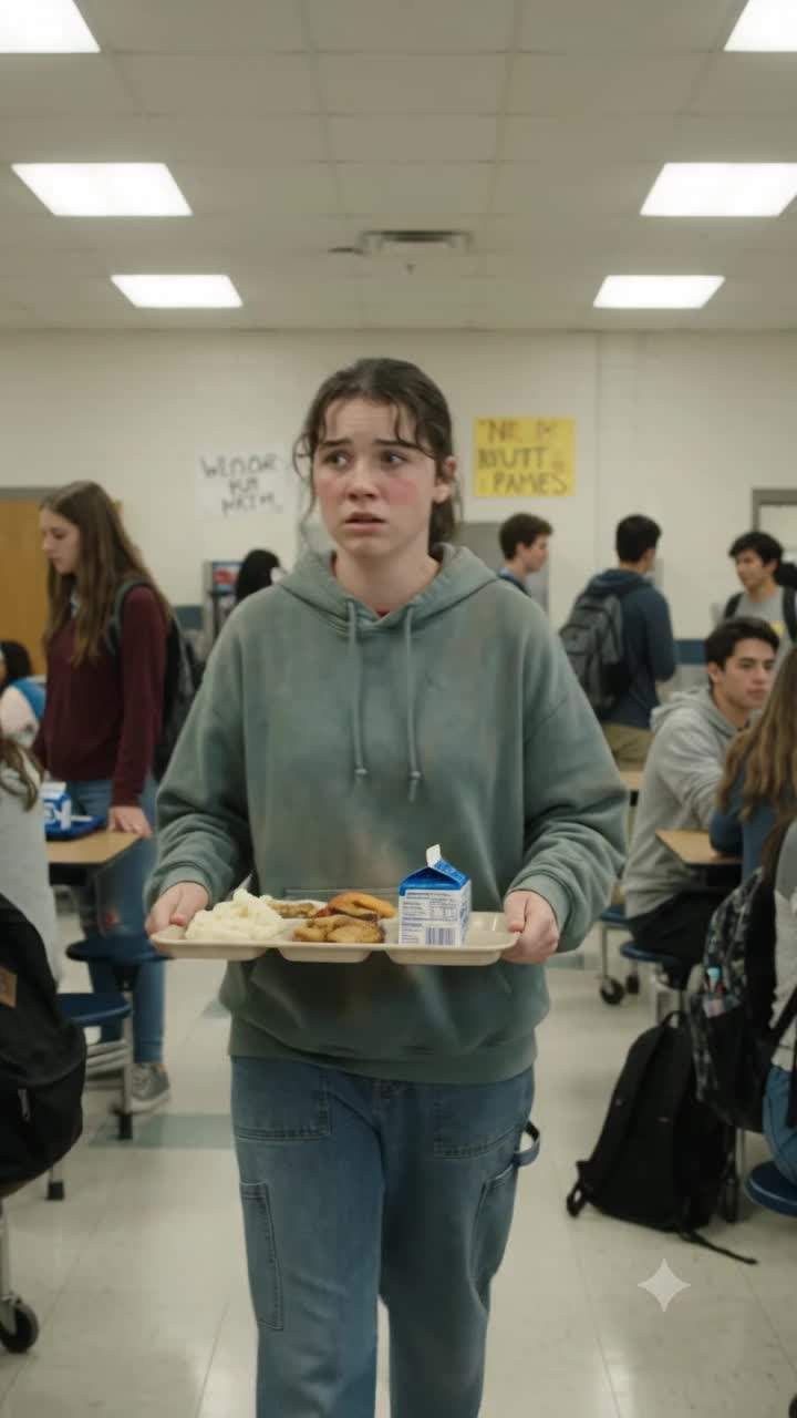 I still remember the silence after my lunch tray crashed.