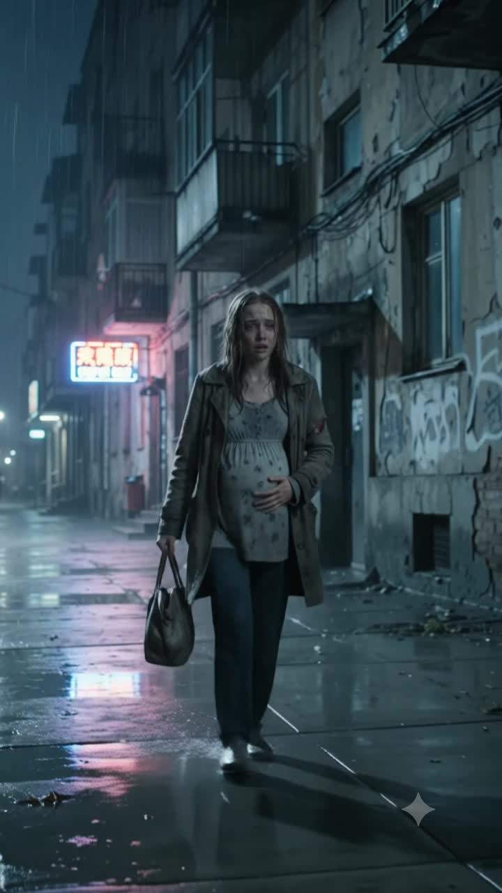 Billionaire's Dark Family Secret Exposed by DNA Twist in Rainy Alley.