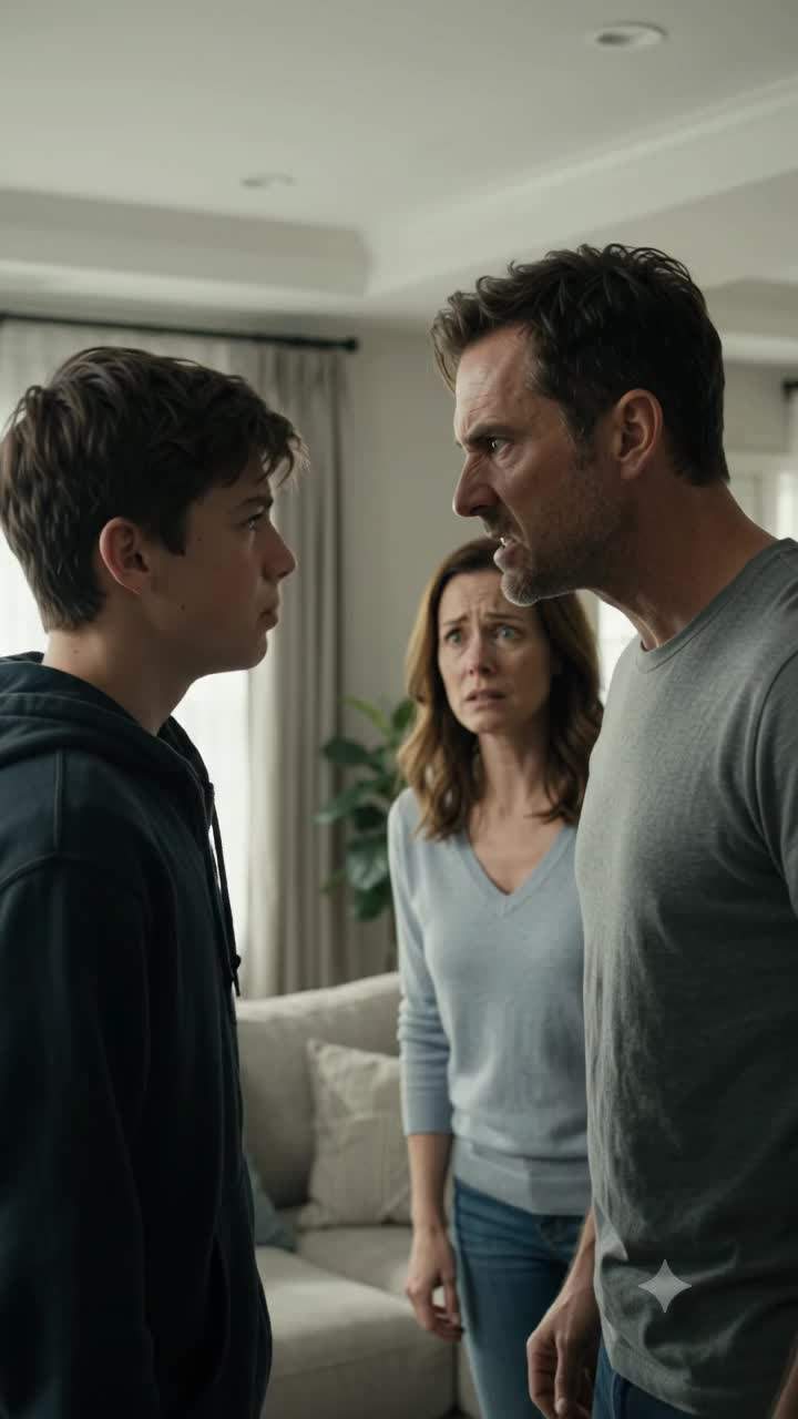Shattered Family Drama: Teenager's Identity Crisis Sparks Violent Secret Revelation and Desperate Runaway.