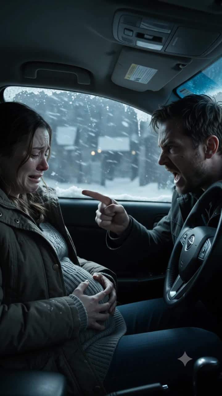 Betrayed & Abandoned: Pregnant Wife Left in Midnight Storm After Husband's Shocking Betrayal