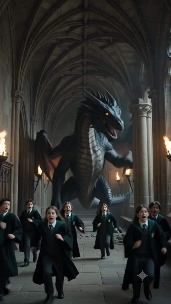 Malfoy's Forbidden Dragon: The Hogwarts Rampage That Exposed His Darkest Secret