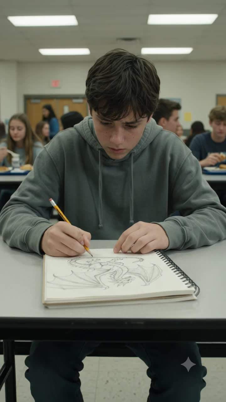 I Still See My Drawing Floating in the Cafeteria