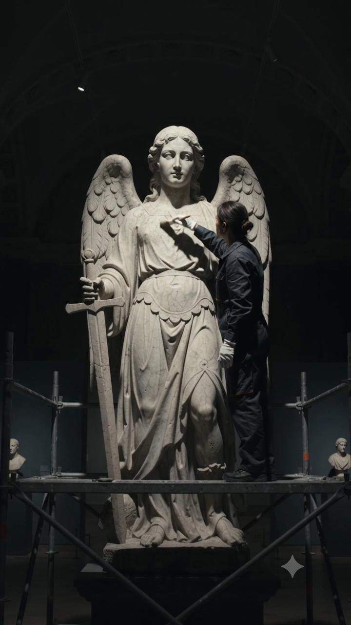 MUSEUM SHOCKER: Art Restorer Finds Bloody Tear From Ancient Angel, Unlocking Dark Fantasy Prophecy and Supernatural Horror!