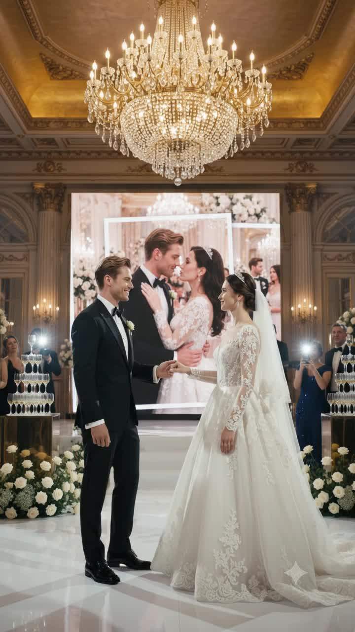 Billionaire Wedding Scandal: Groom's Secret Identity EXPOSED On Screen, Unveiling High Society Betrayal