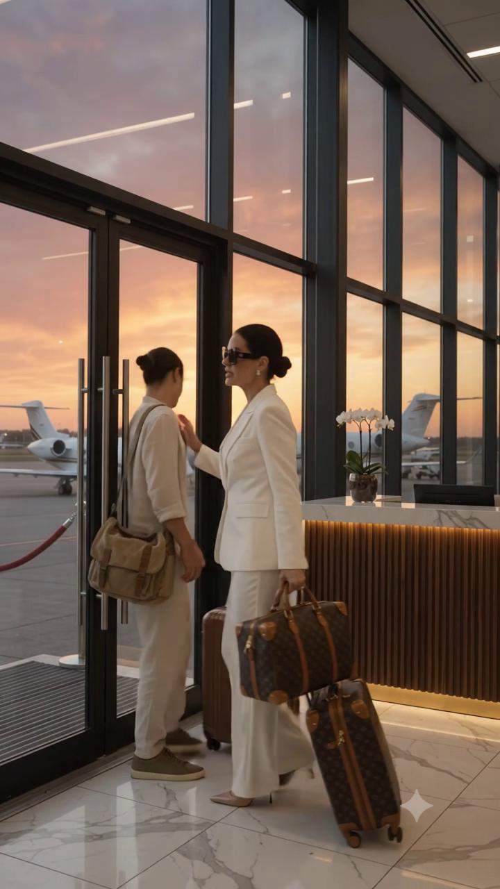 Private Jet GROUNDED: Elite Socialite's Billion-Dollar Empire CRUMBLES After Clash With Quiet Travel Blogger at Exclusive Airport Terminal