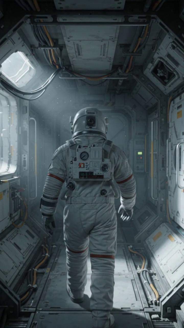 Trapped in a Deep Space Mystery: Astronaut Sees His Own Future, 14 Minutes Away