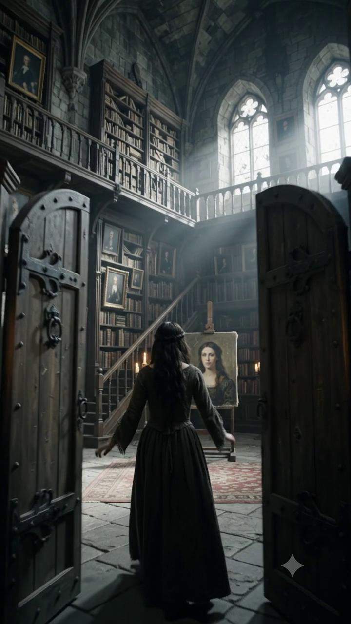 A Witch's Brushstroke Unlocked a Haunted Library's Dark Magic Trap