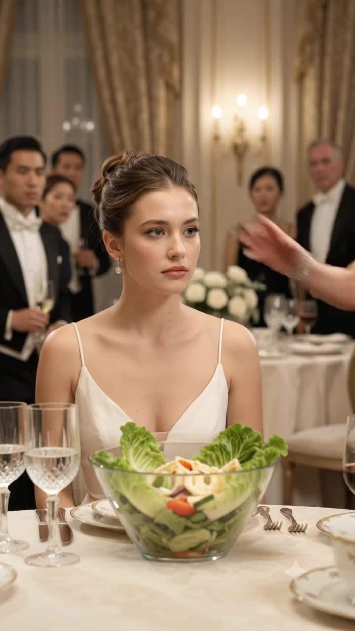 Billionaire Gala Erupts: Socialite Drowns Rival in Salad, But Her Vengeful Comeback Stuns Elite Guests