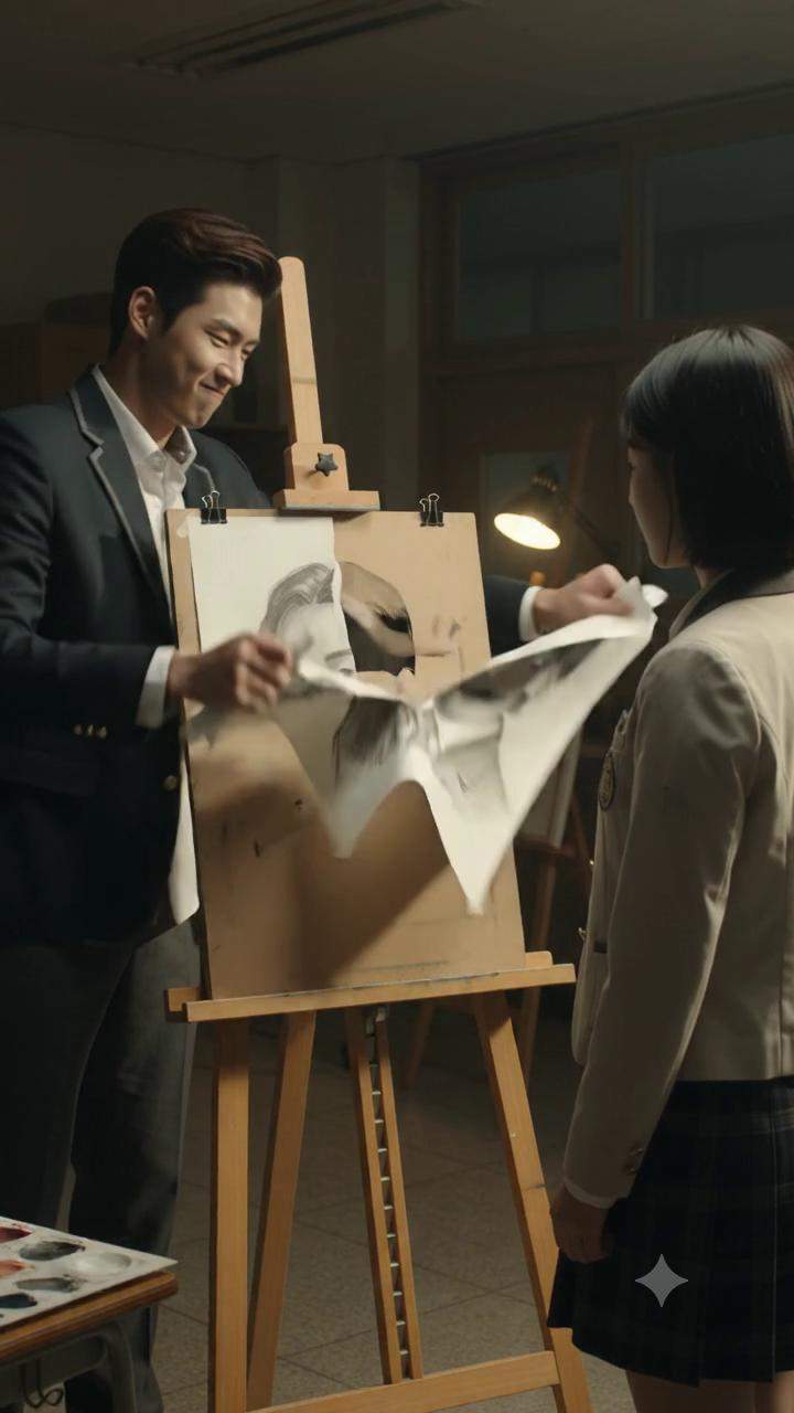 Korean Drama Twist: Shy Student Exposes Elite Athlete's Scholarship Scandal in Art Studio