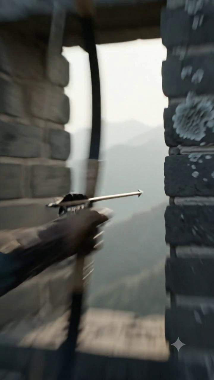 Archer Shoots Arrow, Receives Terrifying Message From 200 BC: Is The Great Wall Secret Unveiling A Forbidden History And Threatening A Time Paradox?