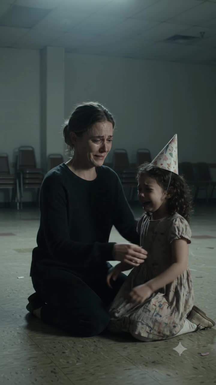 I couldn’t believe my eyes when I walked into my daughter’s sixth birthday party and saw her tearful face standing alone amidst the total destruction of her special day.
