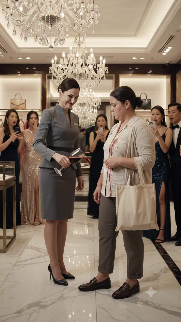 The Manager Poured Wine, She Made a Call. Her Whisper Just Shuttering the Entire Parisian Luxury Fashion Empire.