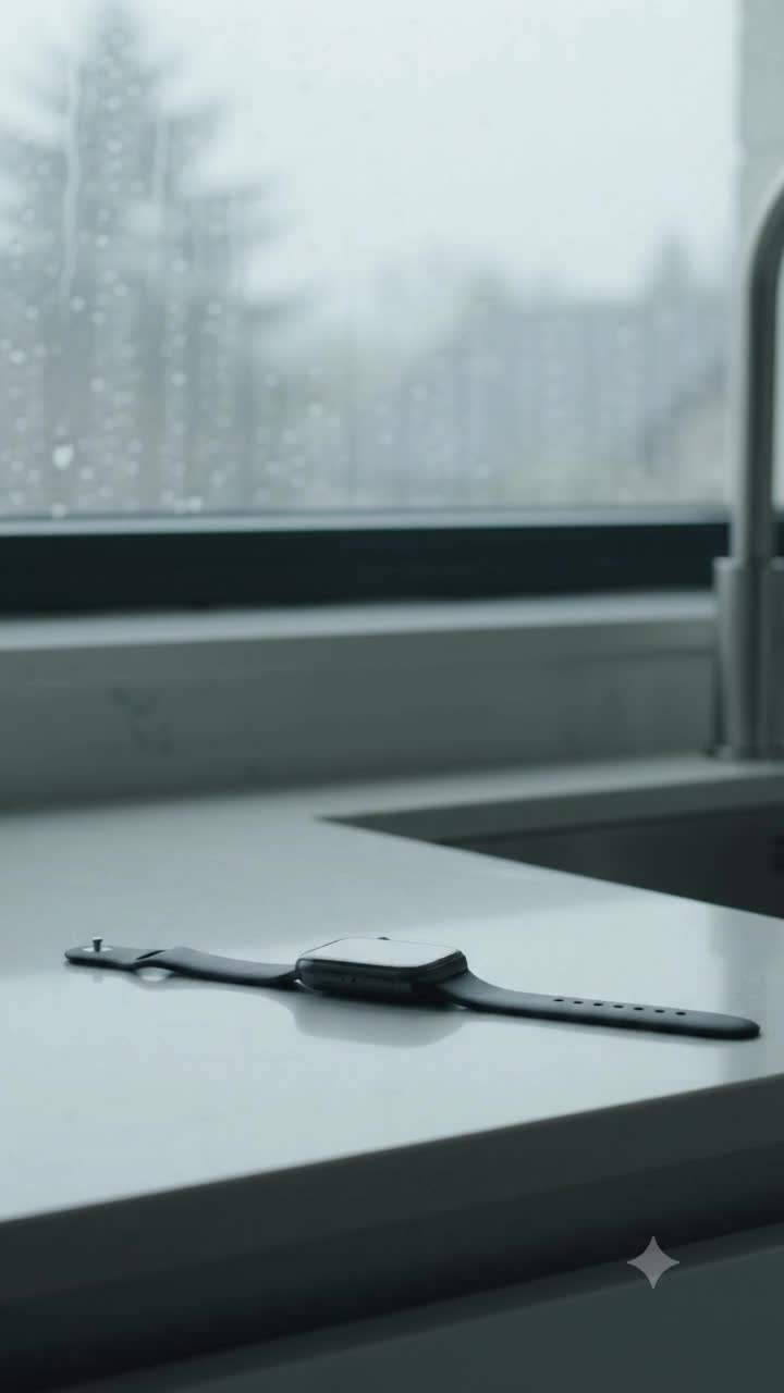 I couldn’t believe what I saw when my husband’s Apple Watch chimed on the kitchen counter while he was in the shower.