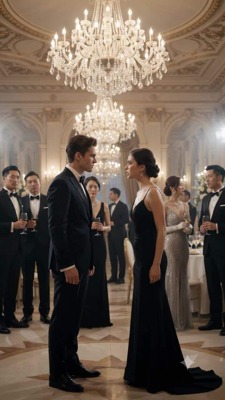 Billionaire Family Drama: Arrogant Heir Publicly Humiliates Young Woman at Gala Before Her Powerful Father Destroys His Empire