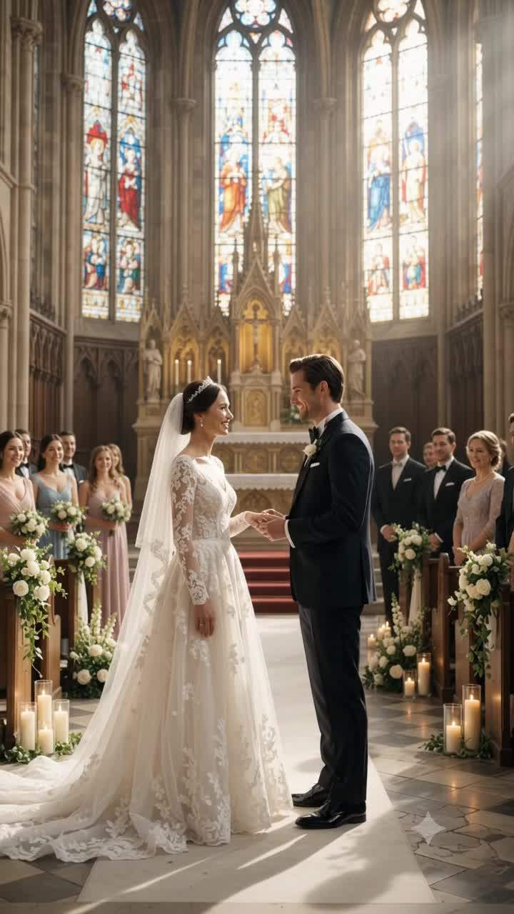 CATHEDRAL CHAOS: Mysterious Figure Unleashes Magic, Vanishing Bride In A SHOCKING Transformation!