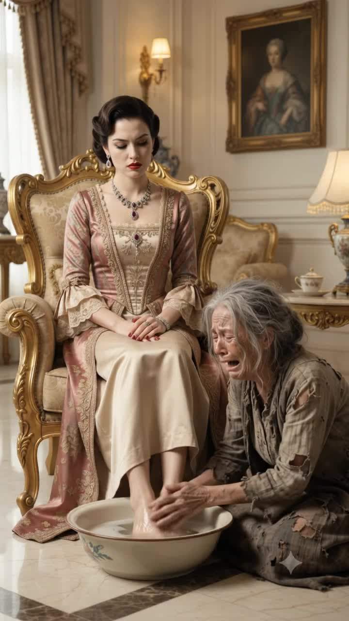 Mansion's Dark Secret: Wife Forces Elderly Mother to Drink Filth, Husband Uncovers Betrayal