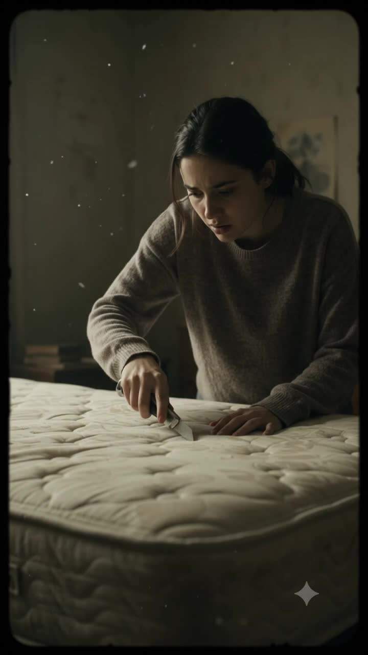 Hidden Legacy: Woman Cuts Open Grandmother's Old Mattress, Uncovering a Dangerous Family Secret That Changes Everything.