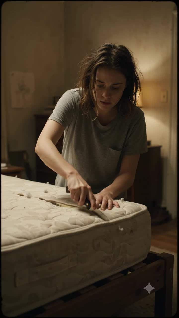 She Cut Open Her Mother's Mattress: The Hidden Inheritance Revealed a Chilling Family Secret and a Sudden Discovery that Knocked on Her Door.