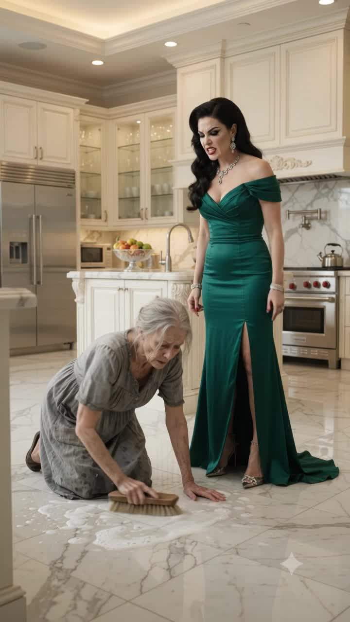 Billionaire's Heir Catches Glamorous Wife SCALDING Ailing Mother-in-Law in Kitchen! The Family Secret She's Protecting Will SHOCK You.