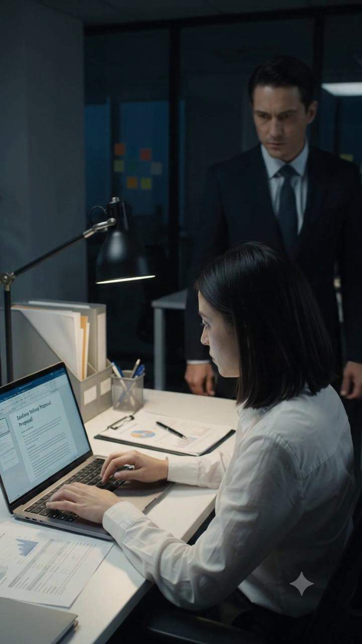 Office Shock: Cold Director's Late-Night Intervention Unearths Chilling Corporate Secrets and Disturbing Power Dynamics in a High-Stakes Workplace Drama