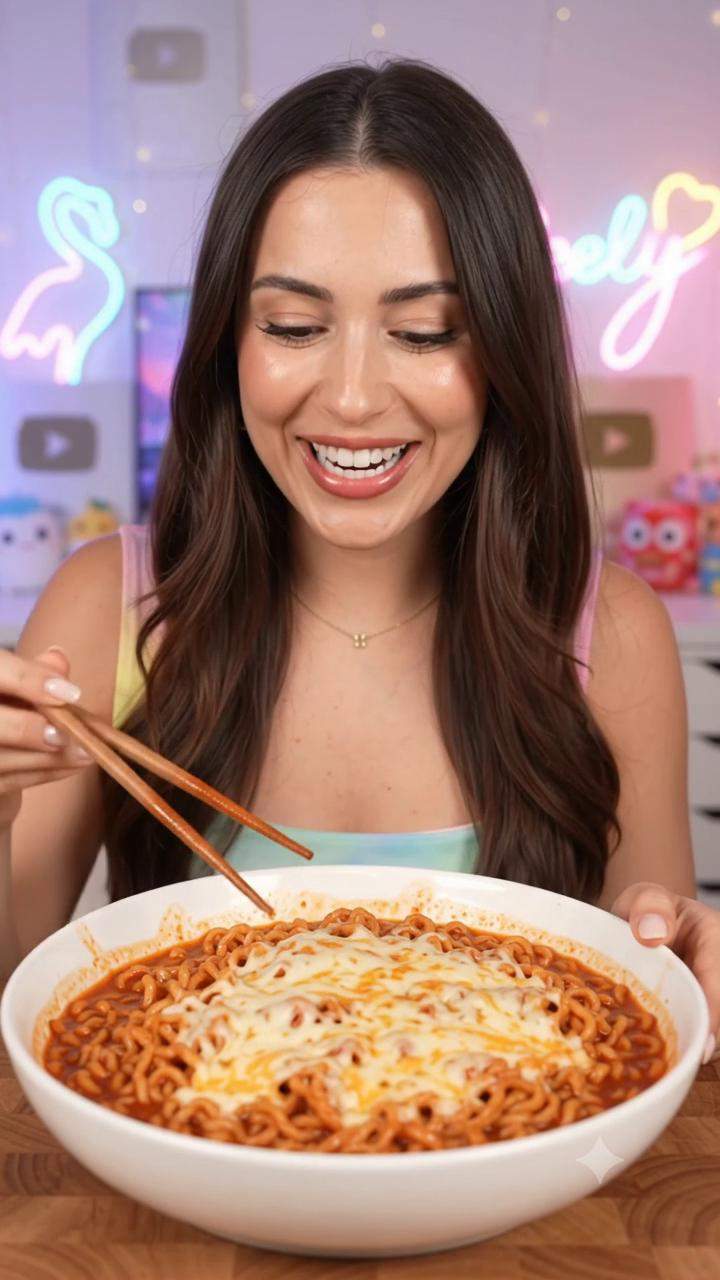 Influencer's Buldak Mukbang EXPOSED: Fans Decode DESPERATE Secret Message Live