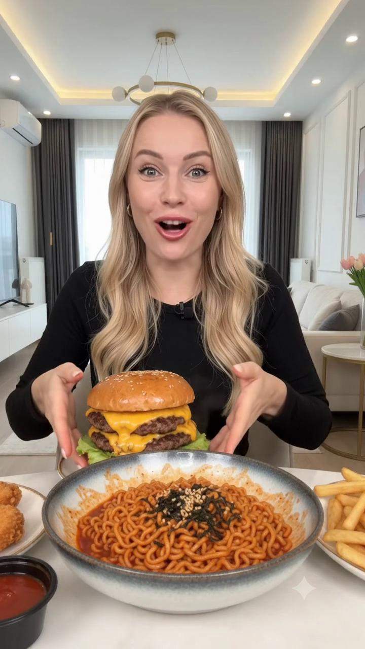Hidden Pain, Viral Fame: Why This Influencer's Cheeseburger Mukbang Was More Than a Food Challenge