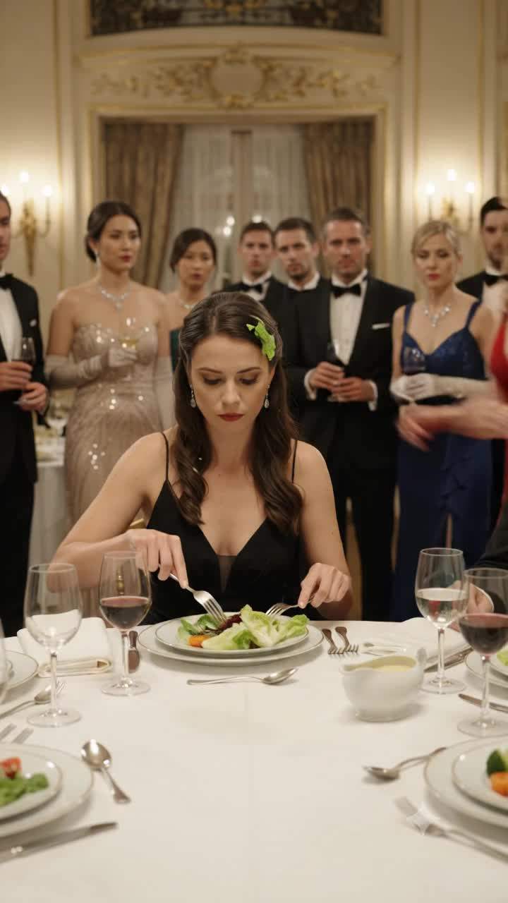 Socialite's Dinner Humiliation Exposes Billionaire's Secret: Charity Scandal Rocks Elite World