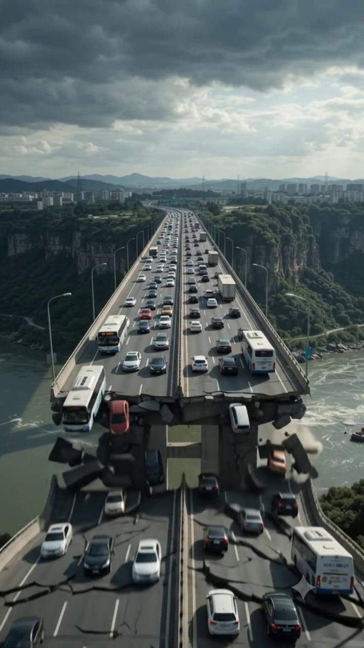Rush Hour's Deadliest Secret: He Saw It Coming, Then Watched Thousands Plunge Into The Abyss — Bridge Collapse, Highway Horror, Commuter Tragedy