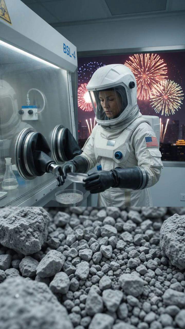 Astrobiologist's Midnight Lunar Soil Discovery Unlocks Ancient Immortality Elixir, But Unearths a Chilling Cosmic Debt