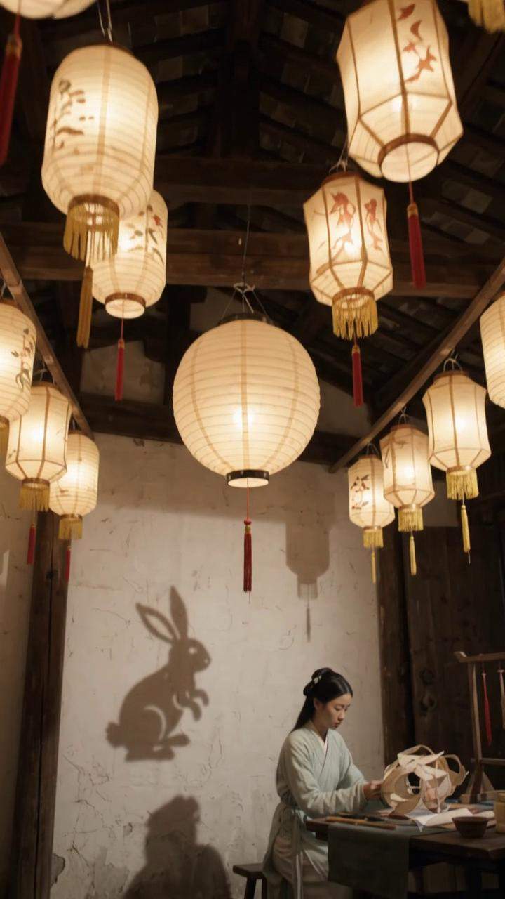 Mid-Autumn Festival Lantern Maker Discovers Ancient Jade Moon Rabbit Mystery