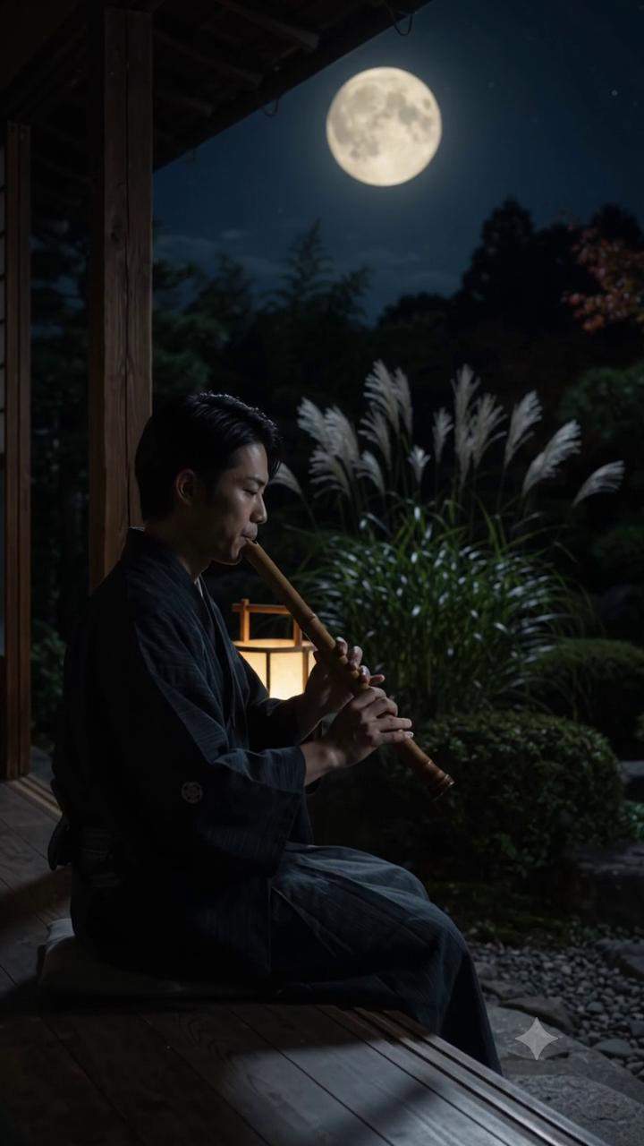 Young Musician Plays Forbidden Melody, Unleashes Mysterious Music from an Ancient Garden – A Japanese Folklore Supernatural Encounter