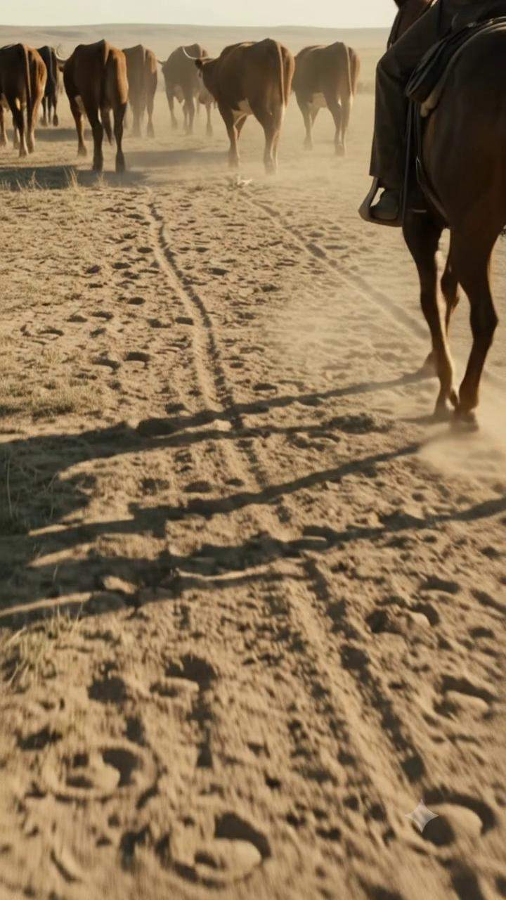 Young Trail Hand Discovers Legendary Cowboy's Secret Plot to Reroute Crucial Western Cattle Drive