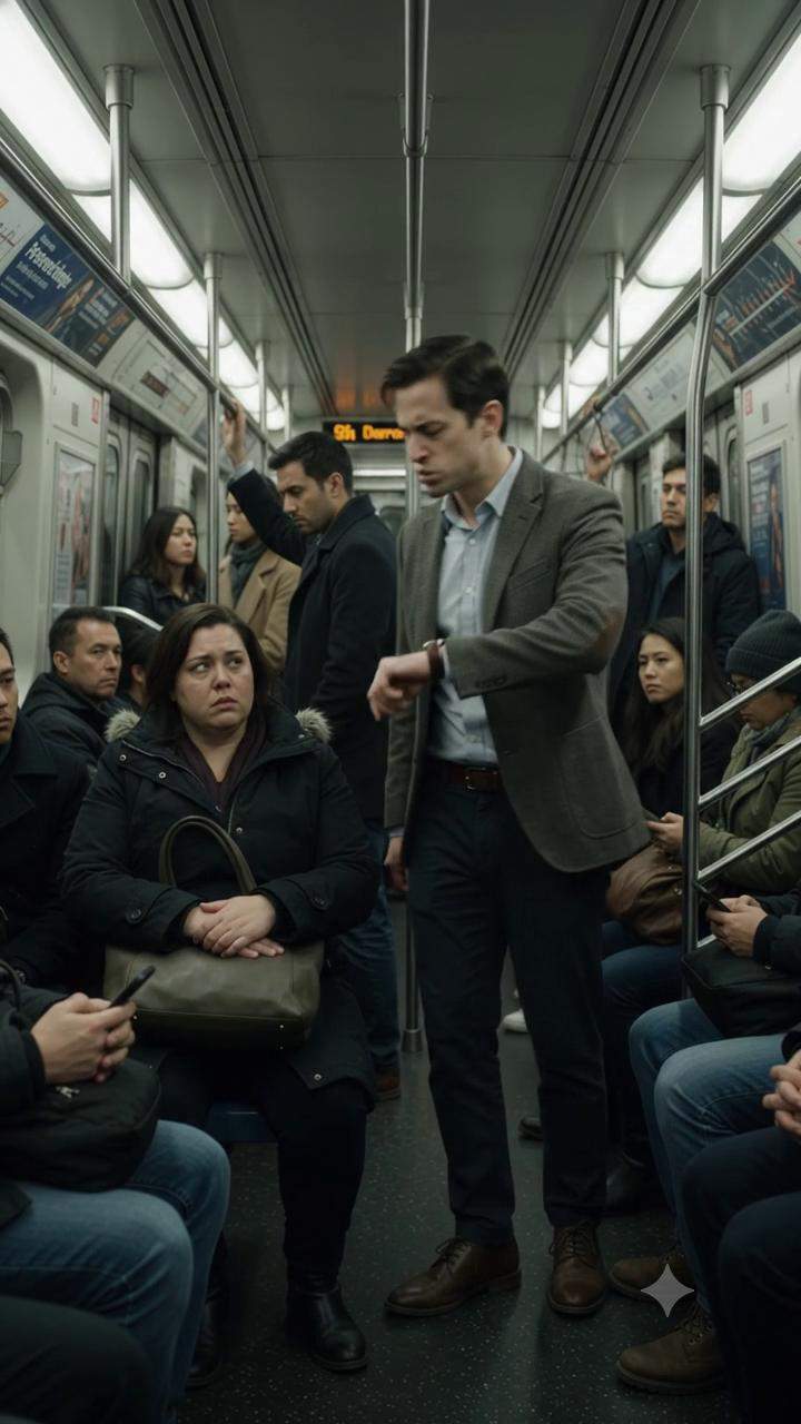 Subway Shove Sparks Public Humiliation, But Hidden Camera Reveals Secret Agenda in Shocking Viral Incident.