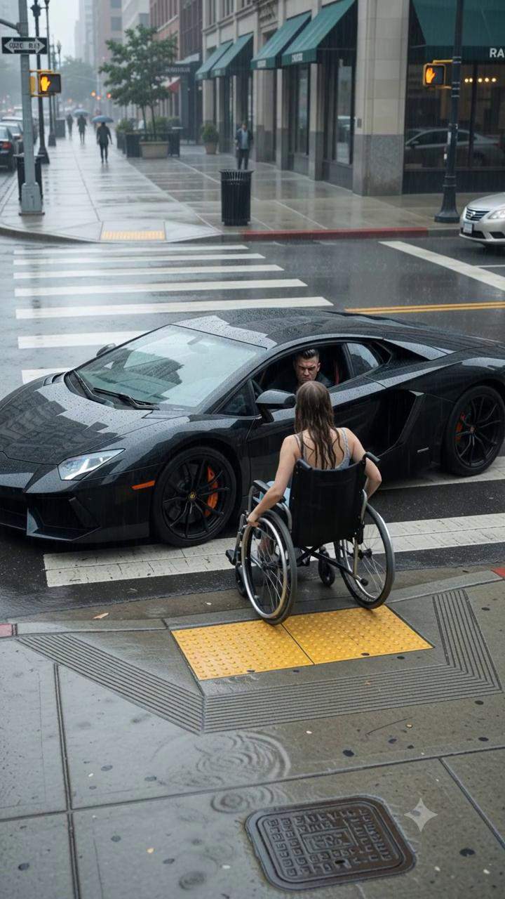 Disabled Woman Blocked by Entitled Driver: Hidden Motives Emerge in Shocking Viral Drama