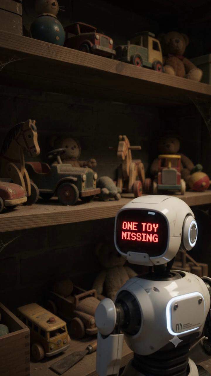 Forgotten Toy's Ancient Secret: Basement Robot Discovery Unearths Shocking Mystery!