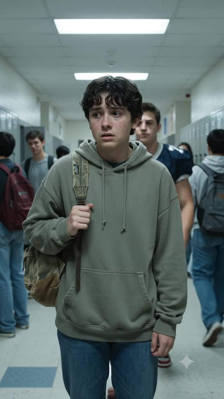 I still feel the flush when my backpack burst open in the hall.