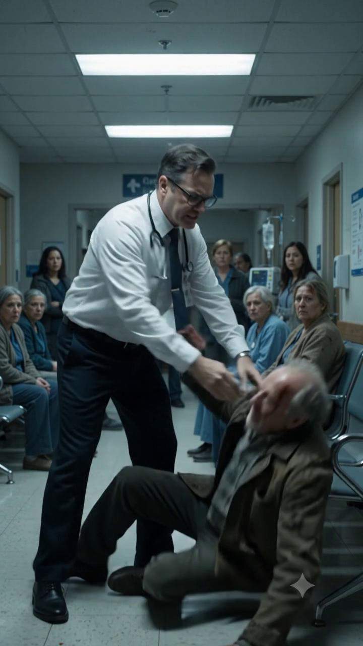 Hospital Administrator Throws Bleeding Elder Into Storm, Crowd Stares – Healthcare Corruption Suspected After Elder Abuse Incident Exposes Systemic Malpractice.