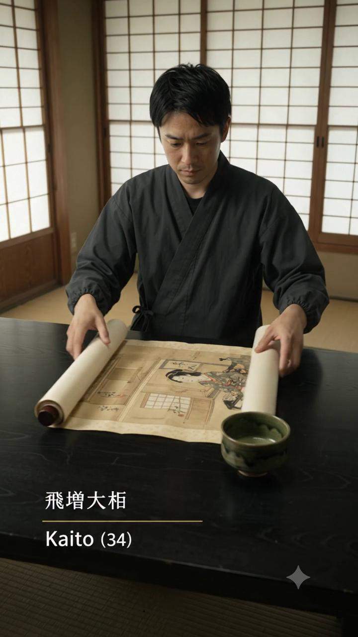 Conservator's Tea Ceremony Awakens Ancient Japanese Scroll, Unveiling Impossible Japanese Mystery