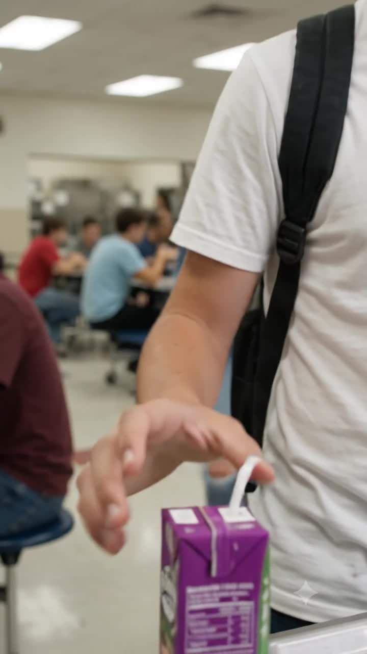 The day my juice box exploded on my new shirt.