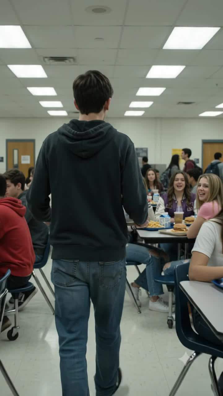 I still remember that cafeteria tray falling.