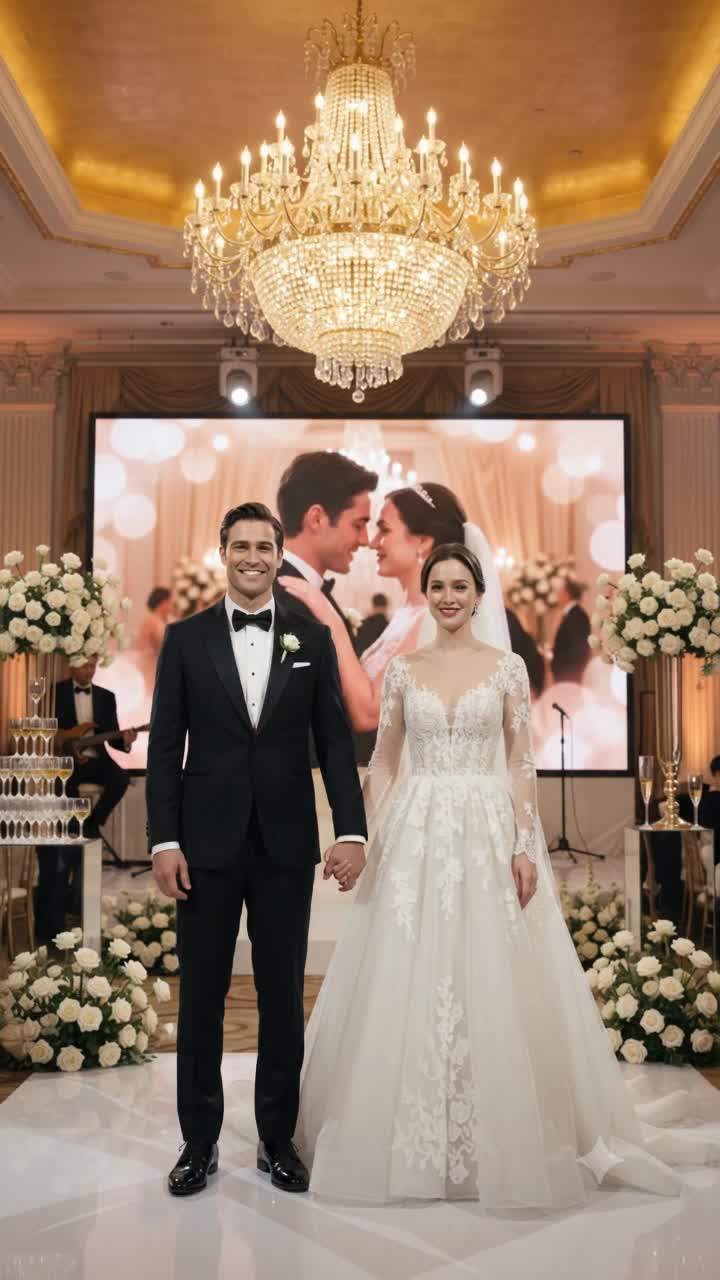 Billionaire Wedding Day COLLAPSES as Groom's SHOCKING Identity Unmasked on Screen.