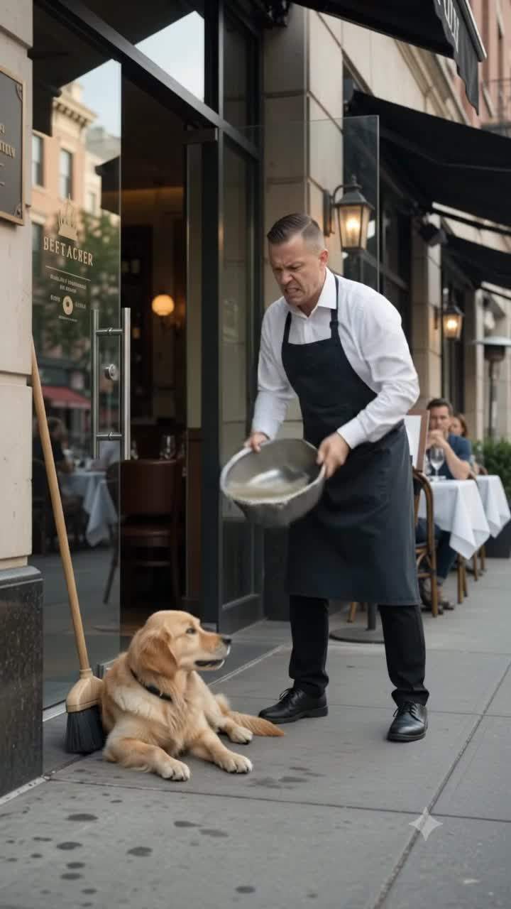 Waiter's Cruel Act Against 