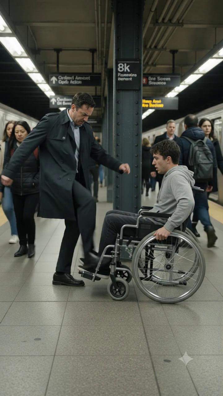 Subway Nightmare: Why a Top Commuter Executive Attacked a Wheelchair User on the Metro Platform – The Twisted Truth Unveiled