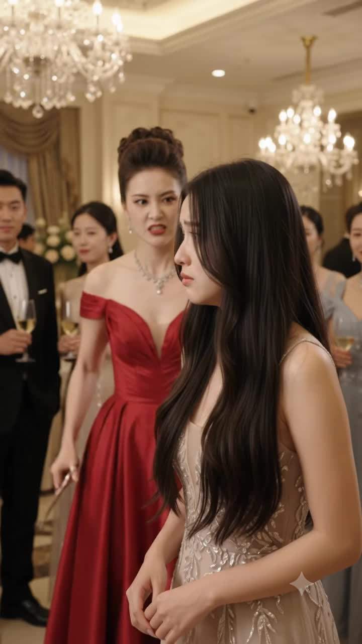 Gala Nightmare: Tycoon's Fiancée Hair Cut At Engagement Party, Unveiling A Secret Royal Identity!