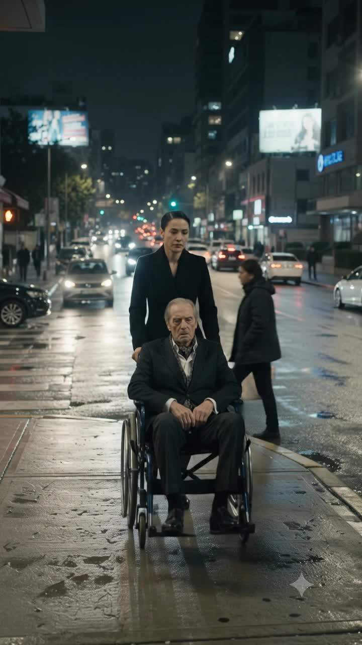 Billionaire's Near-Fatal Wheelchair Plunge: Was it Accident or Corporate Family Treachery in the City's Depths?