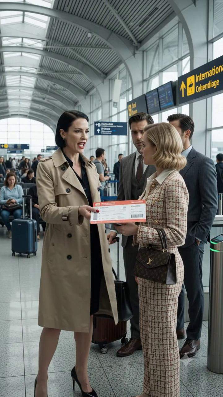 Wife Unleashes Global Conspiracy at Airport Gate, Exposing Husband's Corporate Espionage and Triggering Public Humiliation.