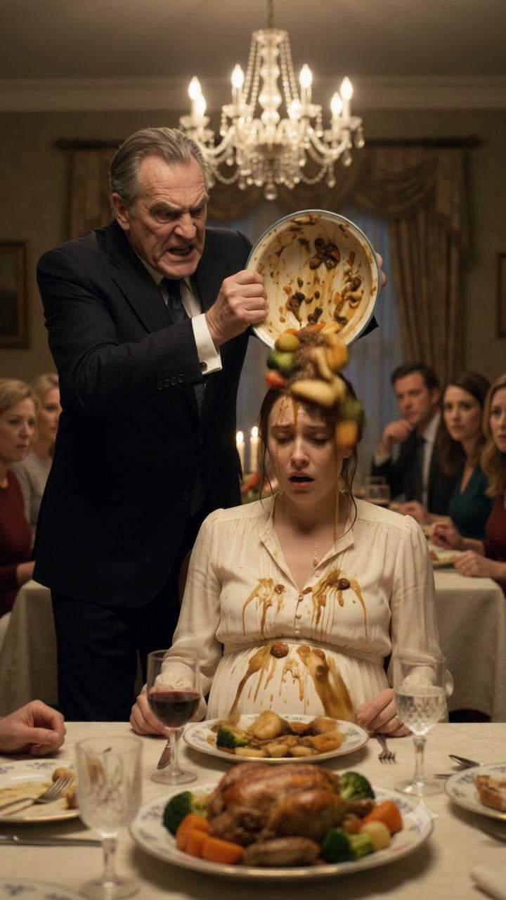 Holiday Dinner Disaster: Matriarch’s Vicious Attack on Pregnant Guest Exposes Dark Inheritance Scandal
