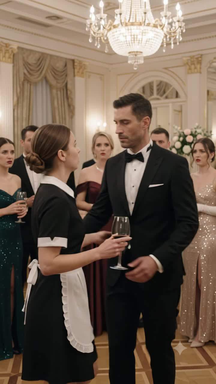 Billionaire Groom's Engagement Party Erupts as Shocking Secret of Corporate Scandal is Exposed by Maid's Photo: Was it Public Betrayal or Desperate Justice?