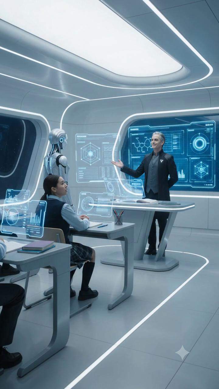 Futuristic AI Student Drops School Scandal Bomb During Final Exam: Is Human Education Doomed by Its Own Bias?